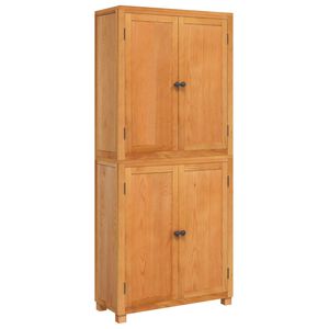 vidaXL Ensemble de meubles de rangement 2 pc Naturel 80 x 35 x 185 cm
