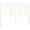 vidaXL Cadre de lit sans matelas blanc 120x200 cm bois de pin massif