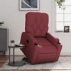 vidaXL Fauteuil inclinable Rouge bordeaux Similicuir