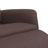 vidaXL Fauteuil inclinable avec repose-pieds marron similicuir
