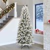 vidaXL Sapin de No&euml;l artificiel avec 300 LED avec support Blanc 240 cm