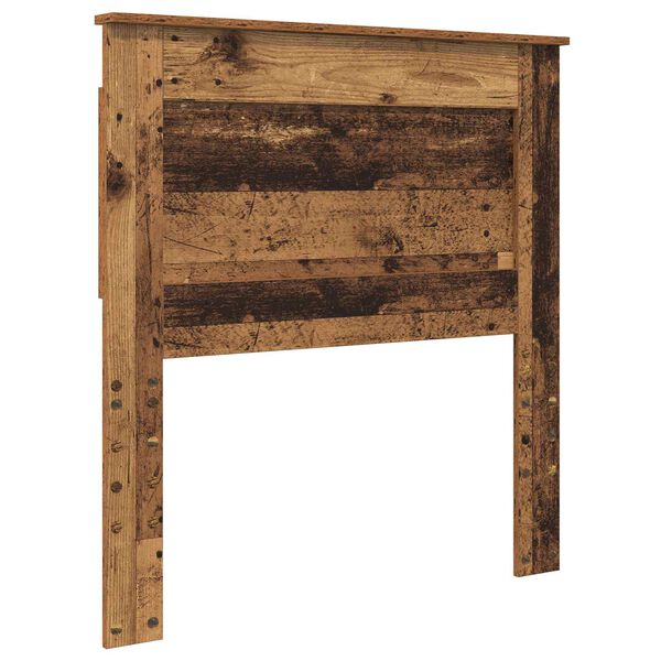 vidaXL T&ecirc;te de lit Bois Ancien 90 cm Bois d'ing&eacute;nierie