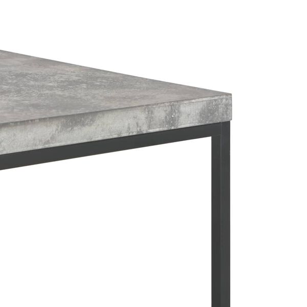 vidaXL Table basse 75x75x38 cm Aspect de b&eacute;ton