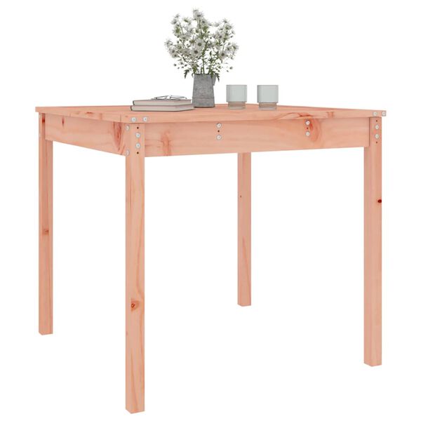 vidaXL Table de jardin 82,5x82,5x76 cm bois massif de douglas