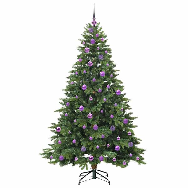 vidaXL Sapin de No&euml;l artificiel avec 300 LED Vert 180 cm PE et PVC