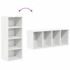 vidaXL Armoire suspendue Blanc 40 x 29,5 x 100 cm Bois d'ing&eacute;nierie