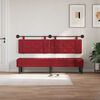 vidaXL T&ecirc;te de lit suspendue Bordeaux 170 x 55 x 5 cm Simili cuir
