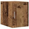 vidaXL Armoire de rangement 3 pcs Bois ancien 30 x 42,5 x 225 cm