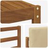 vidaXL Ensemble de canap&eacute;s d'ext&eacute;rieur 5 pcs Naturel et Beige