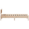 vidaXL Cadre de lit sans matelas 75x190 cm bois de pin massif