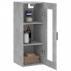 vidaXL Armoire murale gris b&eacute;ton 34,5x34x90 cm