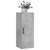 vidaXL Armoire murale gris b&eacute;ton 34,5x34x90 cm