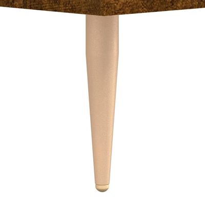 vidaXL Tables de chevet 2pcs chêne fumé 40x35x47,5cm bois d’ingénierie