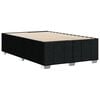 vidaXL Cadre de lit sans matelas noir 120x200 cm tissu