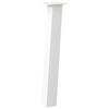vidaXL Pieds de table console 4 pi&egrave;ces Blanc 72 cm Acier