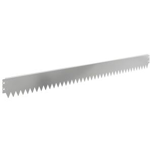 vidaXL Bordure de Pelouse 30 pc 103 x 10 cm Acier Argent&eacute;