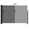 vidaXL Store lat&eacute;ral r&eacute;tractable Anthracite 140 x 500 cm