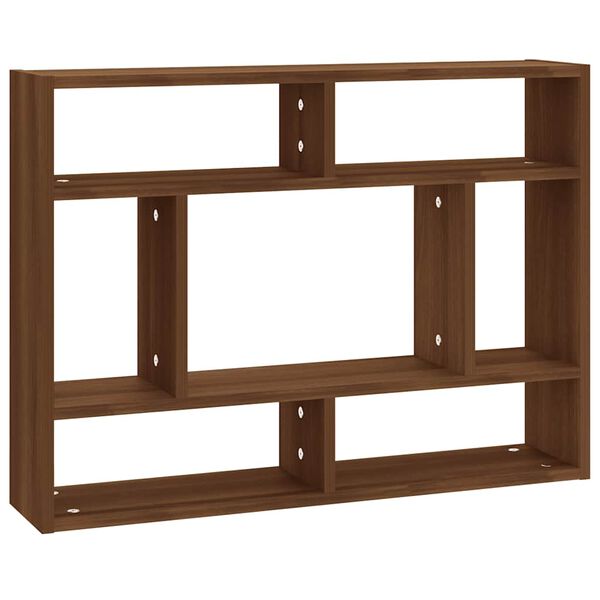 vidaXL Étagère murale Chêne marron 75x16x55 cm Bois d'ingénierie