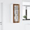 vidaXL Armoire suspendue avec stockage Bois ancien 40 x 31 x 100 cm