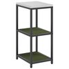 vidaXL &Eacute;tag&egrave;re de Cuisine HATTEM Vert olive 40 x 50 x 92 cm Acier