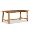 vidaXL Table de salle &agrave; manger Bois de r&eacute;cup&eacute;ration massif 180 cm