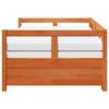 vidaXL Lit de jour et lit gigogne et matelas 90x190 cm bois pin massif