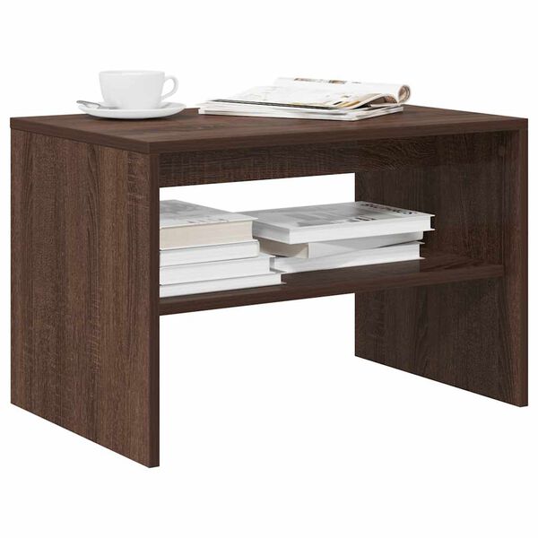 vidaXL Meuble TV chêne marron 60x40x40 cm bois d'ingénierie