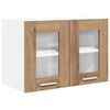 vidaXL Armoire suspendue Riga 2 pcs Ch&ecirc;ne artisanal 60 x 31 x 40 cm
