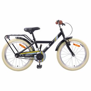 vidaXL V&eacute;lo pour Enfants 18 Pouces pour les 5-7 ans Noir