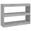 vidaXL Biblioth&egrave;que/S&eacute;parateur de pi&egrave;ce sonoma gris 100x30x72 cm