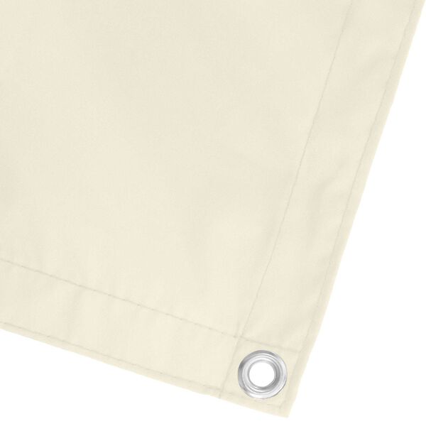 vidaXL &Eacute;cran de balcon Cr&egrave;me 110 x 200 cm Tissu Oxford