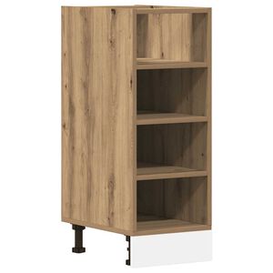 vidaXL Meuble bas "Riga" Ch&ecirc;ne artisanal 30 x 44,5 x 81,5 cm Bois d'ing&eacute;nierie