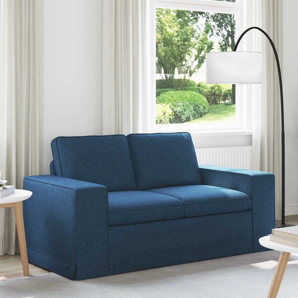 vidaXL Canap&eacute; Bleu Dimensions globales: 162 x 80 x 82 cm (l x P x H)
