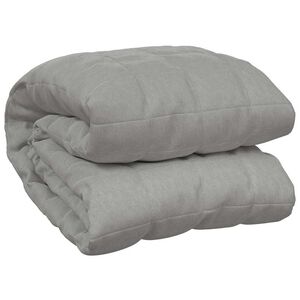 vidaXL Couverture lest&eacute;e Gris 150x200 cm 11 kg Tissu