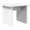 vidaXL Cabinet &agrave; chaussures avec &eacute;tag&egrave;re 2 pcs Blanc Bois d'ing&eacute;nierie