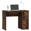vidaXL Bureau ch&ecirc;ne fum&eacute; 100x55x75 cm bois d'ing&eacute;nierie