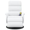 vidaXL Fauteuil inclinable Blanc 98 x 71 x 106 cm PU