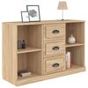 vidaXL Buffet ch&ecirc;ne sonoma 104,5x35,5x67,5 cm bois d'ing&eacute;nierie