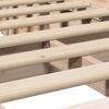 vidaXL Cadre de lit Marron 90 x 200 cm Bois de pin massif
