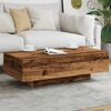 vidaXL Table basse vieux bois 100x49,5x31 cm bois d'ing&eacute;nierie