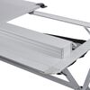 Campart Travel Table roulante camping Michigan Aluminium 140x80x70 cm
