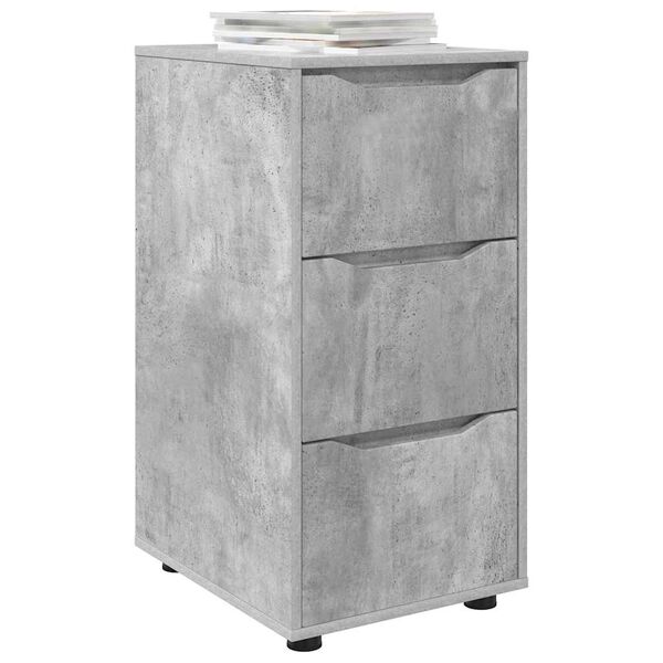 vidaXL Armoire de rangement Gris b&eacute;ton 40 x 48 x 81 cm