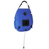 vidaXL Sac de douche de camping bleu 20 L PVC