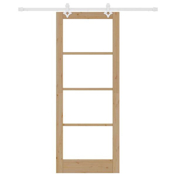 vidaXL Porte coulissante Naturel 83 x 211 cm