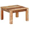 vidaXL Table basse 55x55x35 cm Bois de r&eacute;cup&eacute;ration massif