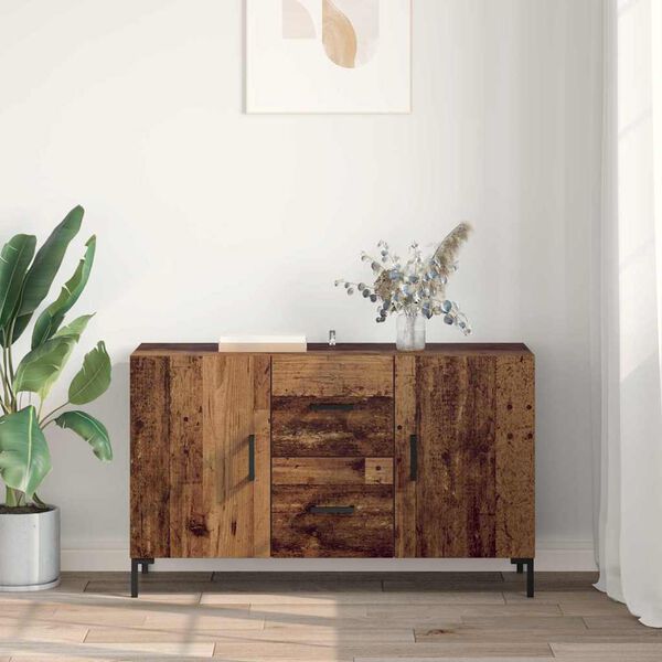 vidaXL Buffet Bois Ancien 100 x 36 x 60 cm Bois d'ing&eacute;nierie
