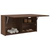 vidaXL Armoire murale de bain chêne marron 80x25x40 cm bois ingénierie