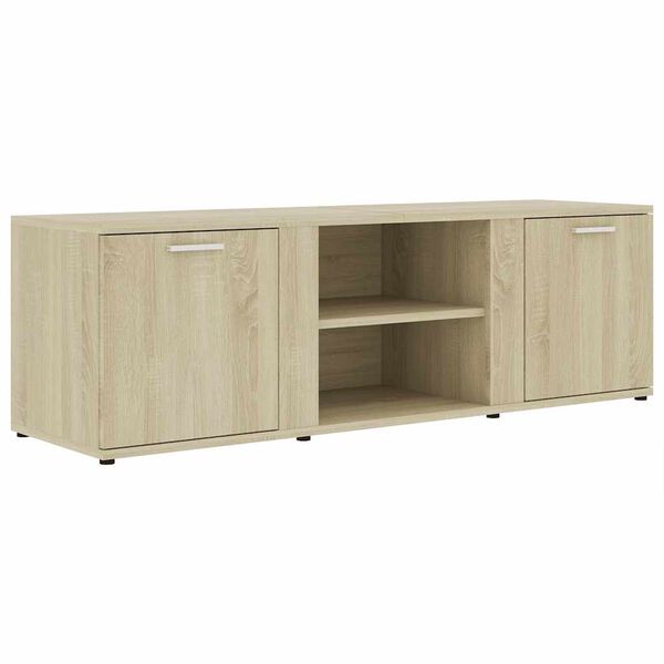 vidaXL Meuble TV Chêne sonoma 120x34x37 cm Bois d’ingénierie