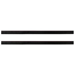 vidaXL Brosses de porte adh&eacute;sives 2 pcs Marron 100 cm