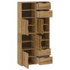 vidaXL Armoires latérales 4 pcs ODDA 40x24x79 cm bois massif pin
